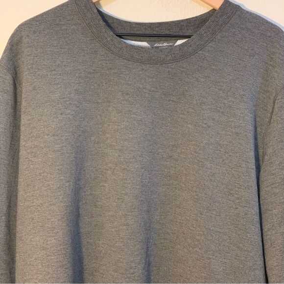 EDDIE BAUER Sleepwear Men’s XXL Gray Crew Neck Long Sleeve Heavyweight. - Picture 3 of 12